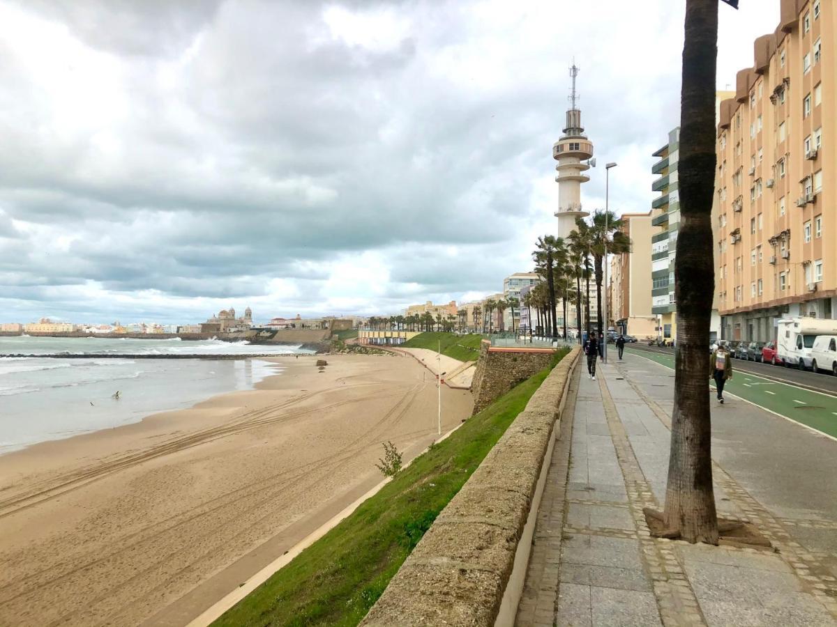 Апартаменты Gatu Premium Duplex Confort Junto A La Playa, Wifi Y Aire Acc Кадис Экстерьер фото