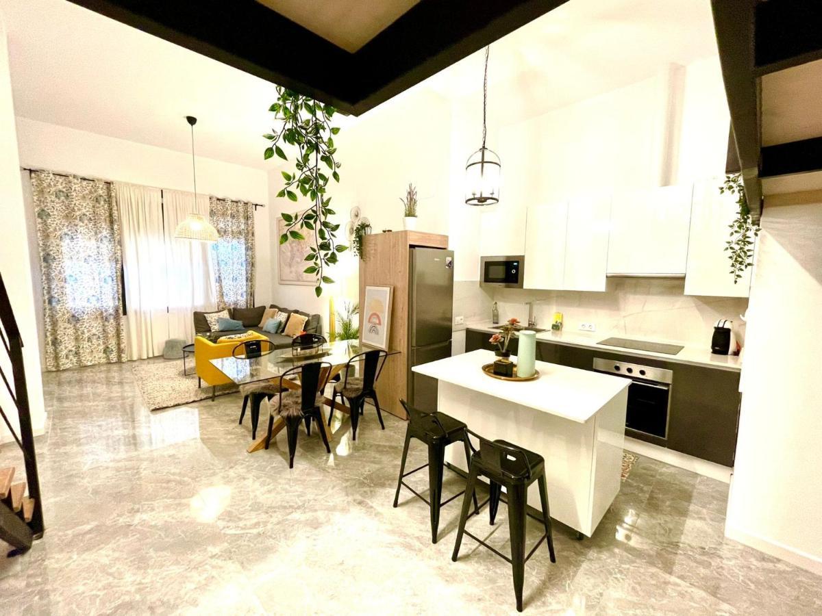 Апартаменты Gatu Premium Duplex Confort Junto A La Playa, Wifi Y Aire Acc Кадис Экстерьер фото